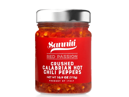 Sanniti Red Passion Crushed Calabrian Hot Chili Peppers, 10.9 oz For Cheap