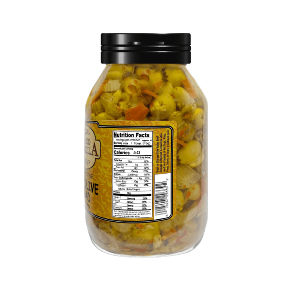 [Best Before: 01 25 25] Enrico Formella Hot Olive Salad, 32 oz For Cheap