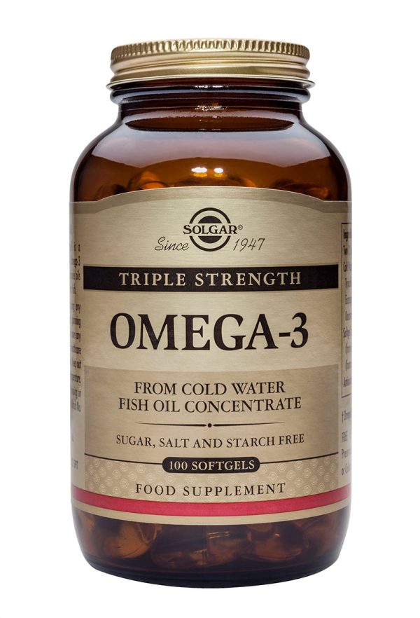 Solgar Omega-3 Triple Strength EPA & DHA, 100 SoftGels Online Sale