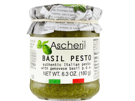 Ascheri Basil Pesto, 6.3 oz Supply