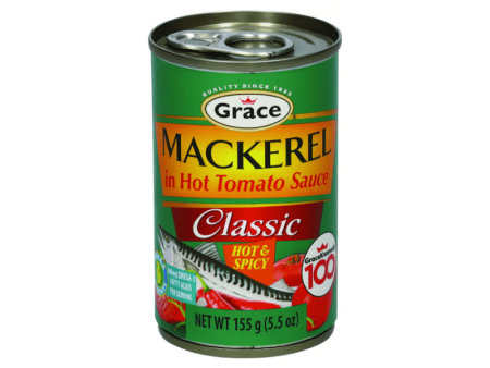 Grace Hot and Spicy Mackerel, 5.5 oz For Discount