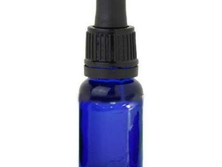 Tamper Evident Blue Glass Dropper Bottle Fashion