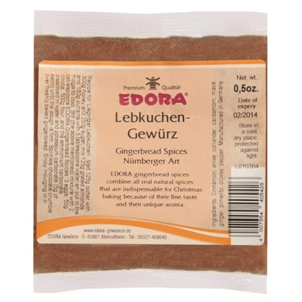 Edora Gingerbread Spices, 0.5 oz Supply