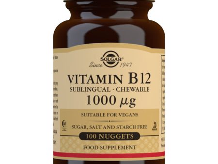 Solgar Vitamin B12, 1000ug, 100 Chewable Hot on Sale