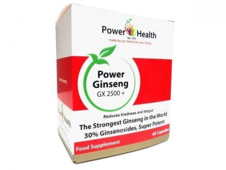 Power Ginseng GX 2500+, 60 Capsules Supply