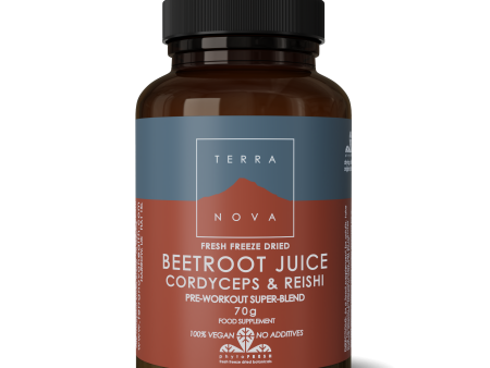 Terranova Beetroot Juice, Cordyceps & Reishi Super-Blend, 70G Online now