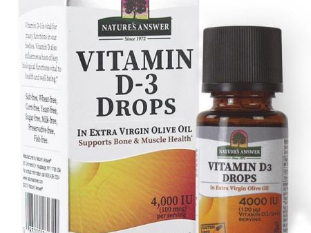 Natures Answer Vitamin D3 Drops, 15ml For Discount