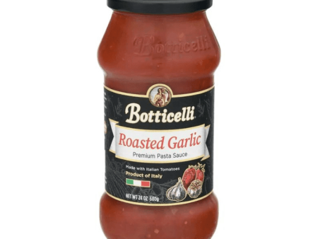 [Best Before: 09 12 26] Botticelli Roasted Garlic Pasta Sauce, 24 oz Hot on Sale