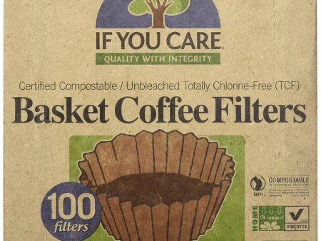 If You Care Basket Coffee Filters, 100 Filters Discount