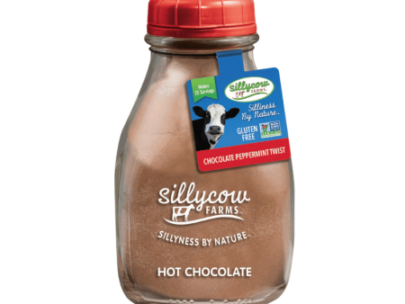 [Best Before: 12 06 25] SillyCow Farms Hot Chocolate with Peppermint, 16.9 oz Sale