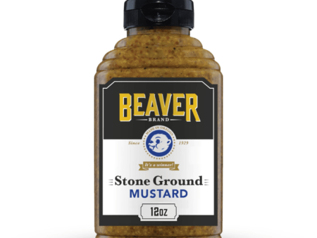 Beaver Brand Stone Ground Mustard, 12 oz For Cheap