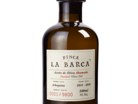 [Best Before: 01 2025] Finca La Barca Arbequina Smoked Olive Oil, 500mL | 16.9 oz Supply