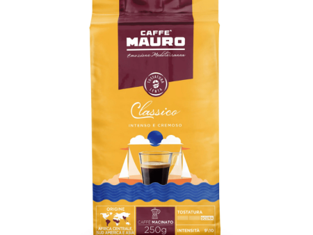 Mauro Classico Intenso e Cremoso Ground Coffee, 250g Hot on Sale