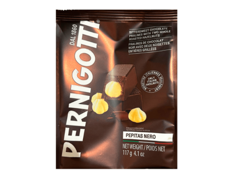 Pernigotti Pepitas Bittersweet Chocolate Praline with Hazelnut, 4.1 oz Discount