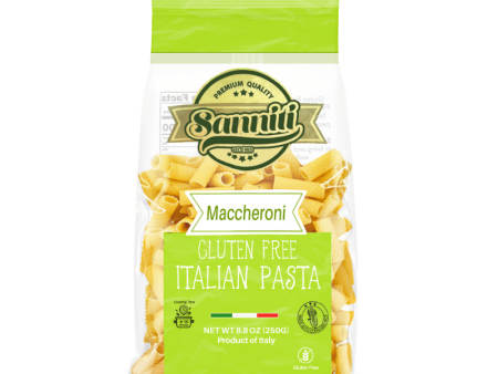 [Best Before: 08 14 25] Sanniti Maccheroni Gluten Free Pasta, 8.8 oz For Sale