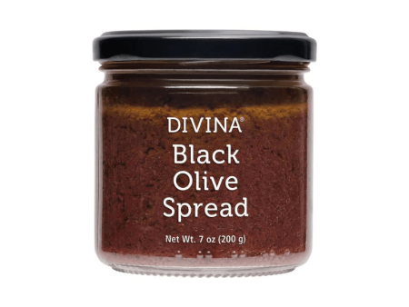 Divina Black Olives Spread, 7 oz For Sale