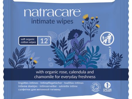 Natracare Pure Organic Intimate Cotton Wipes, 12 Wipes For Cheap