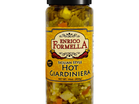 [Best Before: 12 26 25] Enrico Formella Hot Giardiniera, 16 oz Online