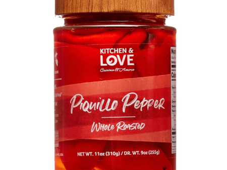 Kitchen & Love Whole Roasted Piquillo Pepper, 11 oz For Discount