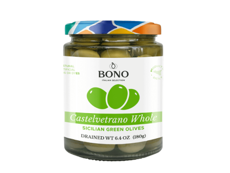 Bono Sicilian Castelvetrano Whole Olives, 6.4 oz Online Sale