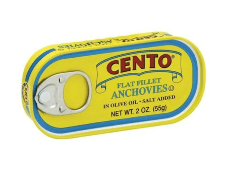 [Best Before: 05 28 25] Cento Flat Anchovies Fillets in Olive Oil, 2 oz Cheap