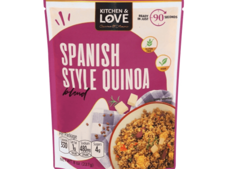 [Best Before: 06 16 25] Kitchen & Love Ready to Heat Spanish Style Quinoa Blend, 8 oz Sale