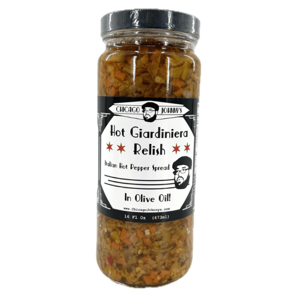 [Best Before: 11 15 25] Chicago Johnny’s Hot Giardiniera Relish, 16 oz Sale