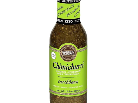 [Best Before: 04 05 25] Gaucho Ranch Chimichurri Caribbean, 12.5 oz Discount