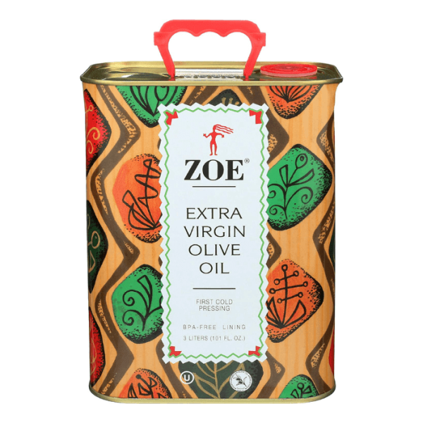 ZOE Extra Virgin Olive Oil in Tin, 101 oz (3 L) Sale