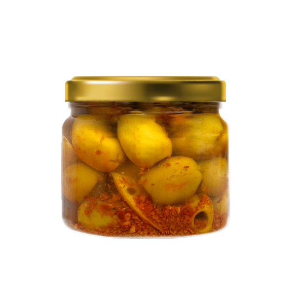 [Best Before: 05 04 25] Valesco Sweet Sour Spicy Triple S Olives, 11.3 oz Fashion