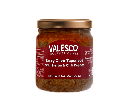 [Best Before: 05 13 25] Valesco Spicy Olive Tapenade With Herbs & Chili Pepper, 6.7 oz Cheap