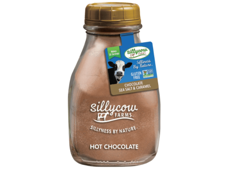 [Best Before: 12 28 26] SillyCow Farms Hot Chocolate with Caramel & Sea Salt, 16.9 oz Sale