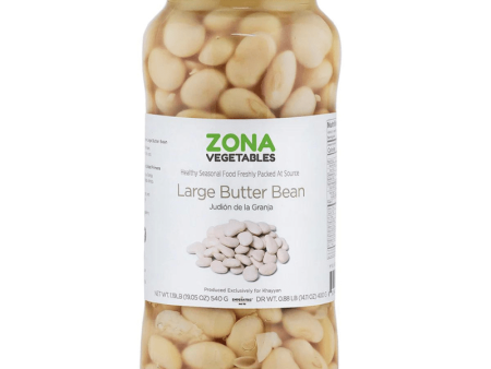 Zona Large Butter Beans, 19 oz Online Hot Sale