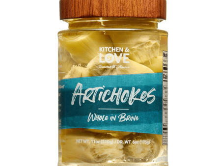 Kitchen & Love Whole Artichoke Hearts in Brine, 11oz Fashion