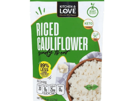 [Best Before: 01 01 25] Kitchen & Love Ready to Eat Cauliflower Rice, 8 oz Discount