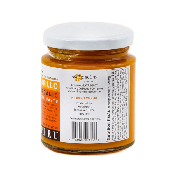 Zocalo Organic Aji Amarillo Chili Paste, 8 oz on Sale