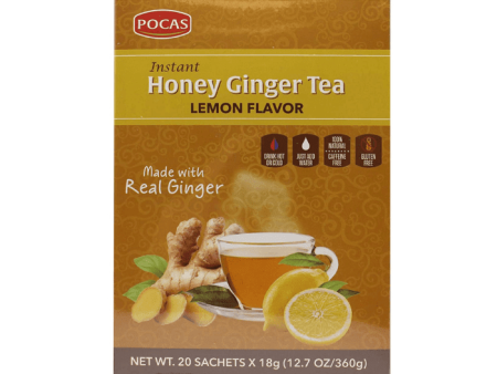 Pocas Original Honey Ginger Tea with Lemon, 12.7 oz For Sale