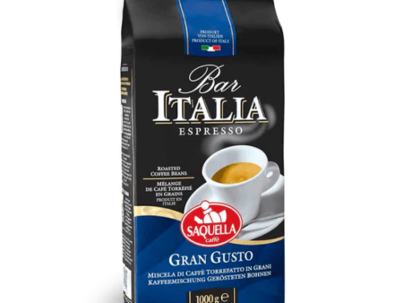 Coffee Saquella Gran Gusto Coffee Beans, 2.2 Lbs Online Sale