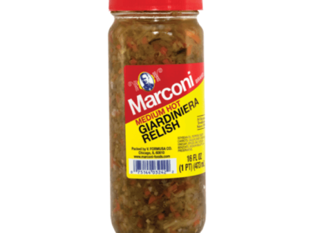 Marconi Medium Giardiniera Relish, 16 oz Online Sale