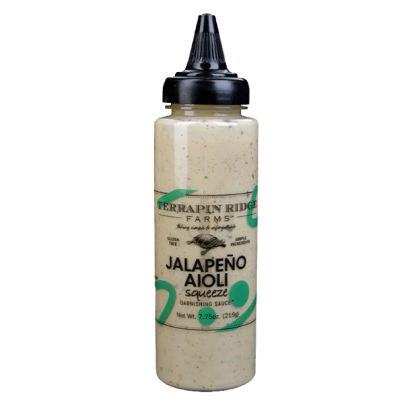 Terrapin Ridge Farms Jalapeno Aioli Garnishing Sauce, 7.75 oz Fashion