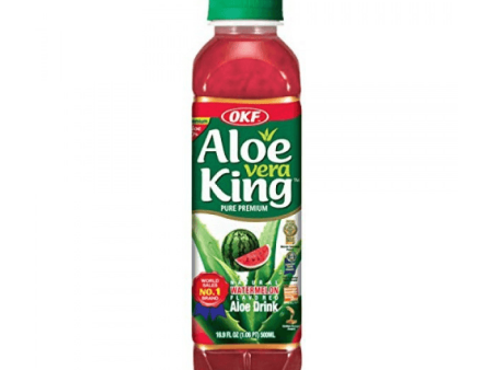 OKF Aloe Vera King Pure Premium Watermelon Drink, 16.9 oz Online Sale