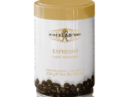 Miscela D oro Espresso Macinato Ground Coffee, 8.8 oz Discount