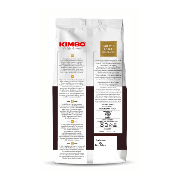 Caffe Kimbo Aroma Gold 100% Arabica Whole Bean Coffee, 2.2 Lbs Hot on Sale