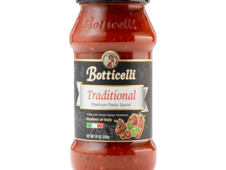 [Best Before: 05 20 25] Botticelli Traditional Pasta Sauce, 24 oz For Sale