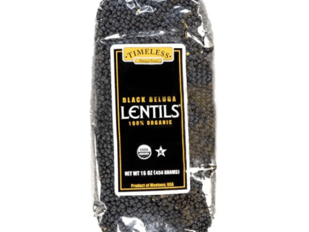 Timeless Natural Foods Organic Black Beluga Lentils, 16 oz Cheap