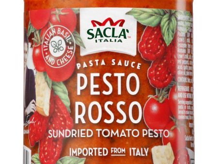 Sacla Sun Dried Tomato Pesto Rosso, 10.2 oz Online