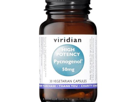 Viridian Pycnogenol, 50mg, 30 VCapsules Online Sale