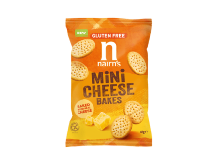 Nairn’s Gluten Free Mini Cheese Bakes Crackers, 1.58 oz Supply