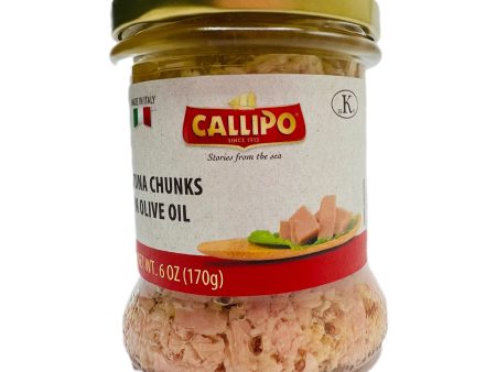 Callipo Tuna Slices in Olive Oil, 6 oz Jar Online Hot Sale