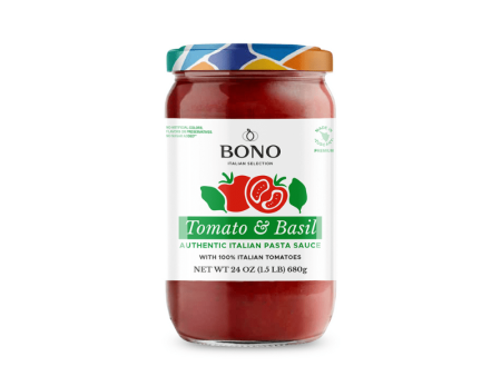 Bono Tomato Sauce with Basil, 24 oz on Sale